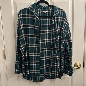 Garage dylan button up green XS/S